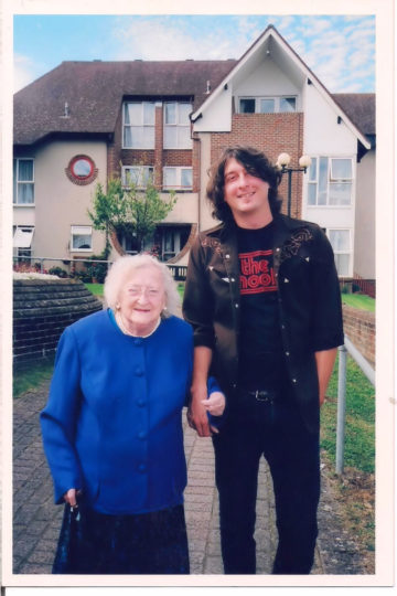 Phil and Ruby Huffer his Nanna, in Royston England pic: Jesse